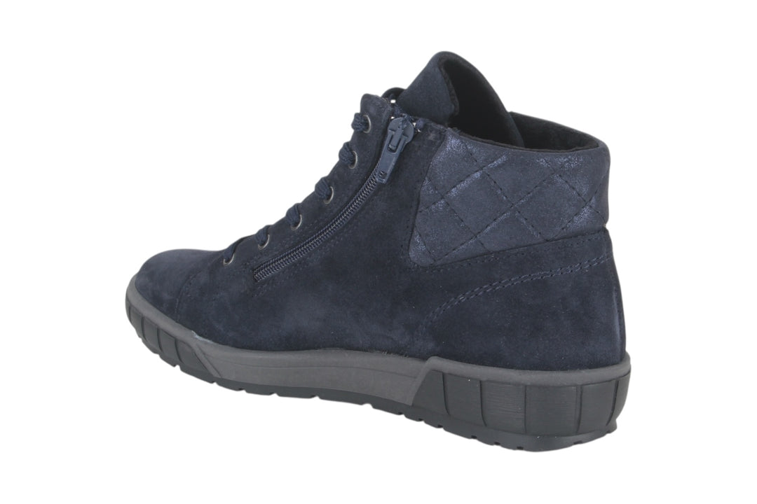 Enkellaarzen Donkerblauw - Jacobella Blu Scuro - 2520005-833