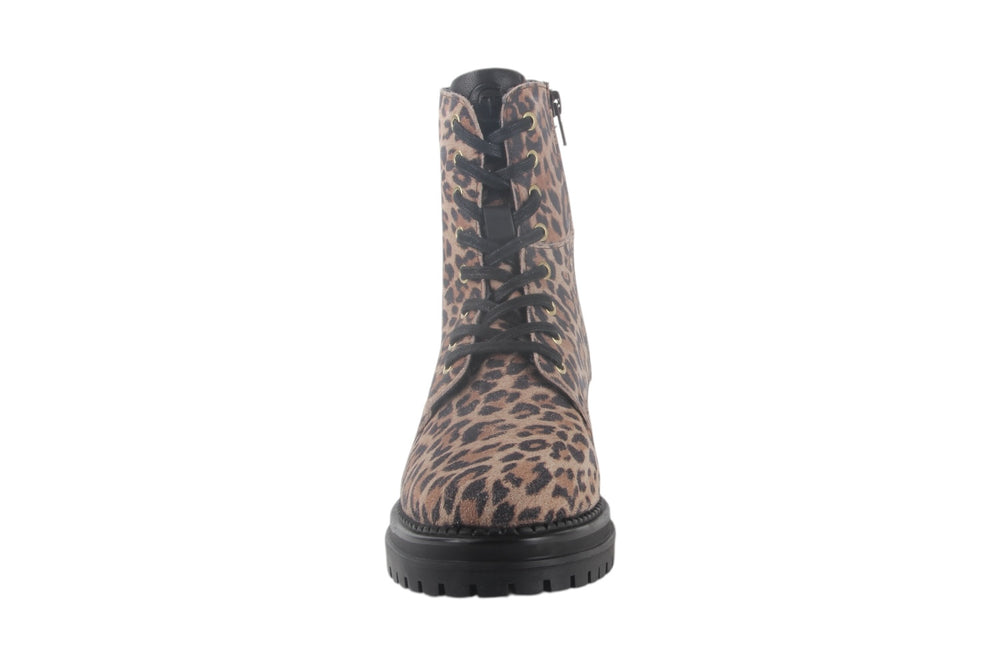 Enkellaarzen Beige combi - Ines Leopardo Beige - 2520008-493