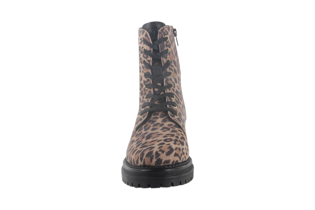 Enkellaarzen Beige combi - Ines Leopardo Beige - 2520008-493