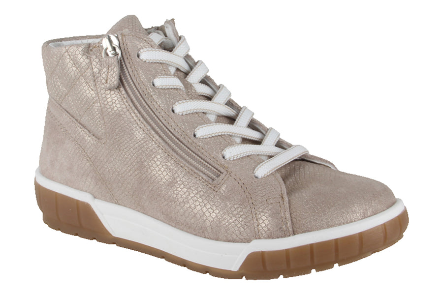 Enkellaarzen Beige - Evelina Crema Lucido - 2520013-400