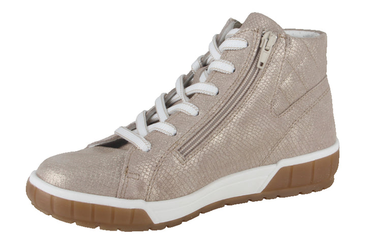 Enkellaarzen Beige - Evelina Crema Lucido - 2520013-400