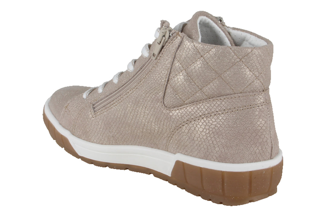 Enkellaarzen Beige - Evelina Crema Lucido - 2520013-400