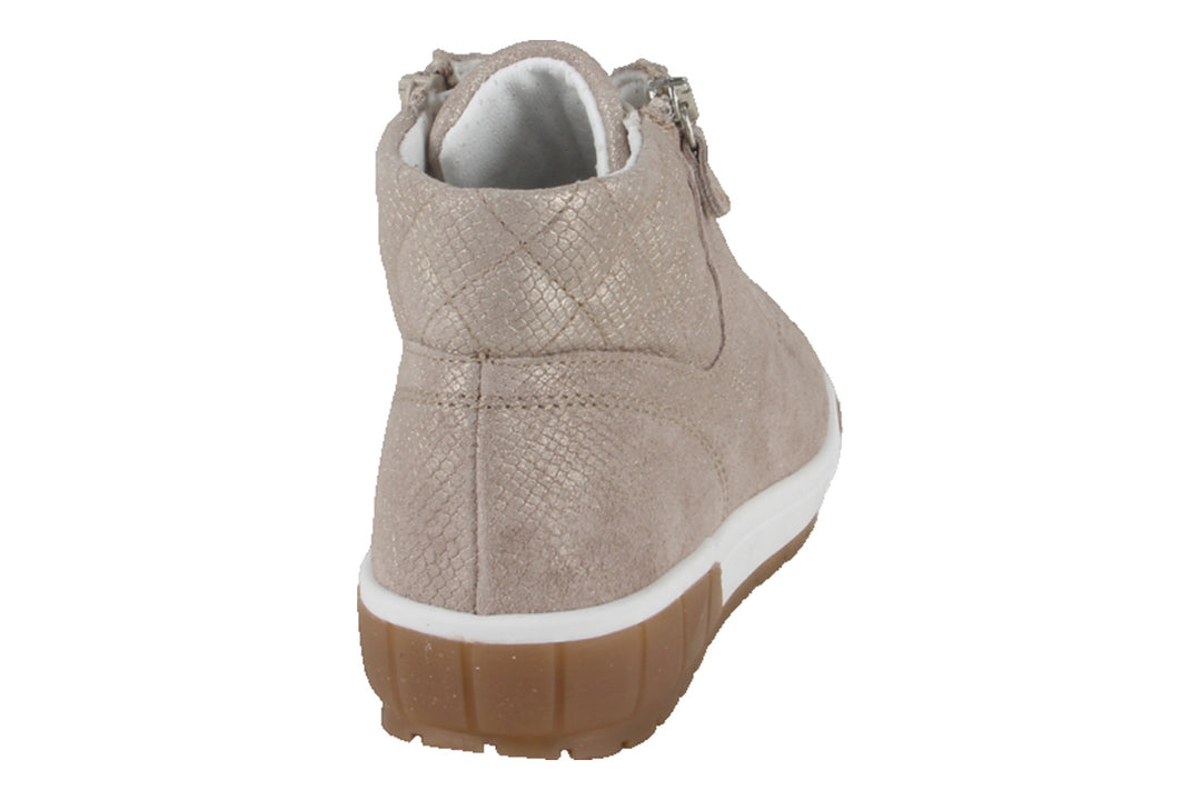 Enkellaarzen Beige - Evelina Crema Lucido - 2520013-400