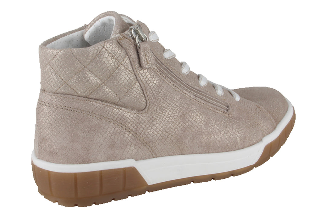 Enkellaarzen Beige - Evelina Crema Lucido - 2520013-400