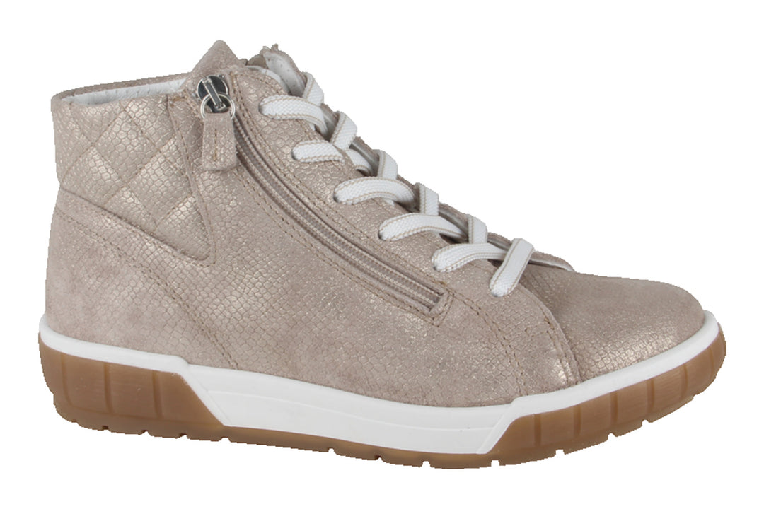 Enkellaarzen Beige - Evelina Crema Lucido - 2520013-400