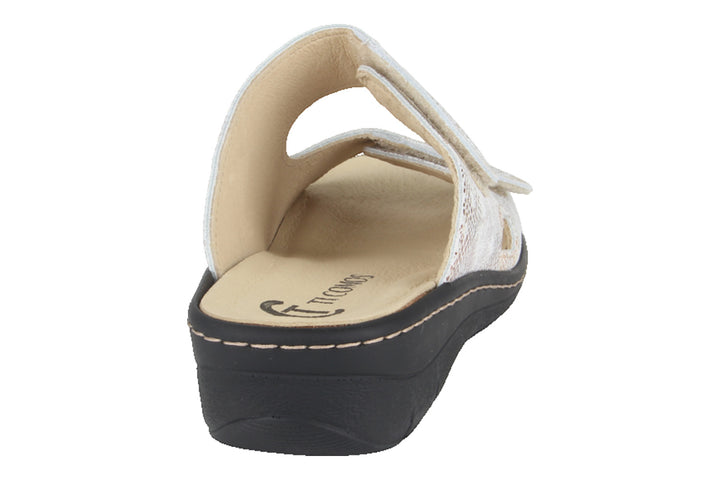 Slippers Beige combi - Slipper Klittenband - Dervilia Combi Beige - 2710007-490