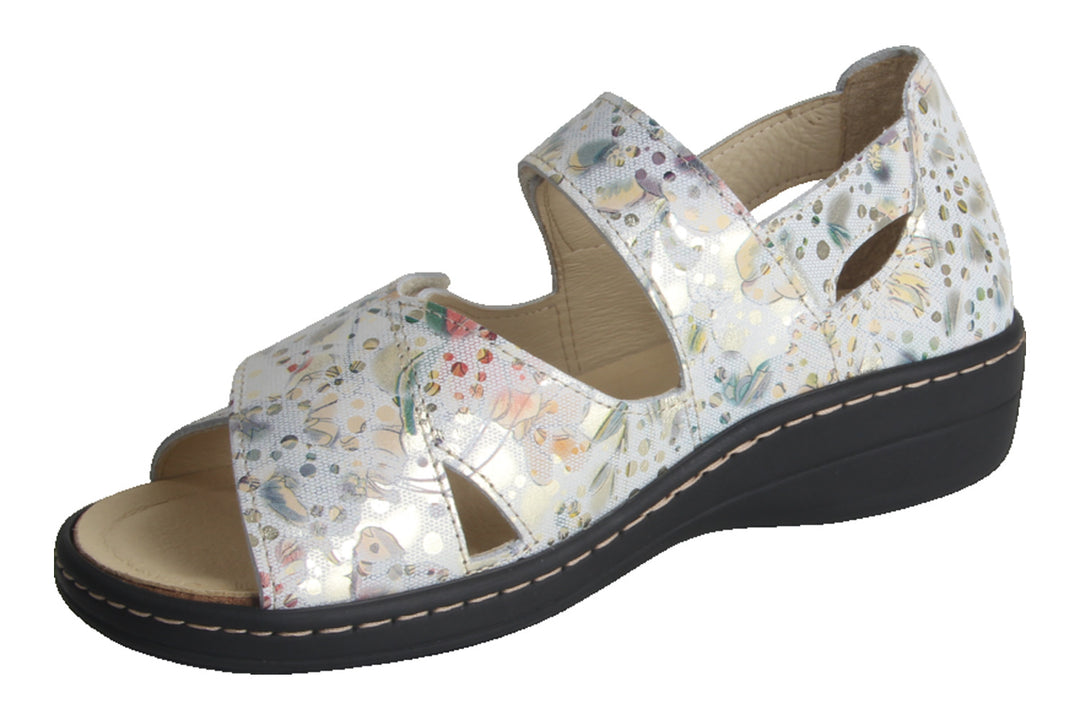 Sandalen Goud combi - Sandaal Dichte Hiel - Abriana Combi Oro - 2860011-920