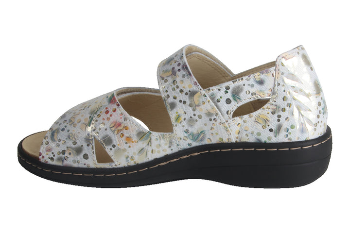 Sandalen Goud combi - Sandaal Dichte Hiel - Abriana Combi Oro - 2860011-920