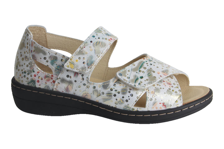 Sandalen Goud combi - Sandaal Dichte Hiel - Abriana Combi Oro - 2860011-920