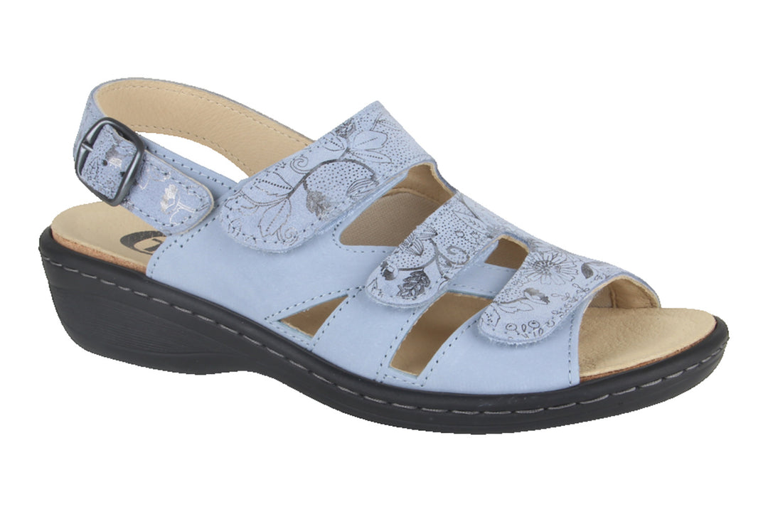 Sandalen Blauw - Sandaal Stretch - Berneice Lavanda - 2860012-812