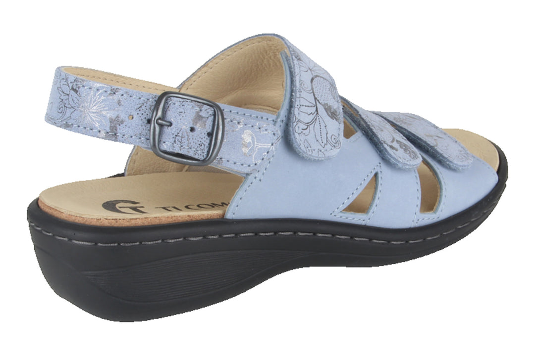Sandalen Blauw - Sandaal Stretch - Berneice Lavanda - 2860012-812