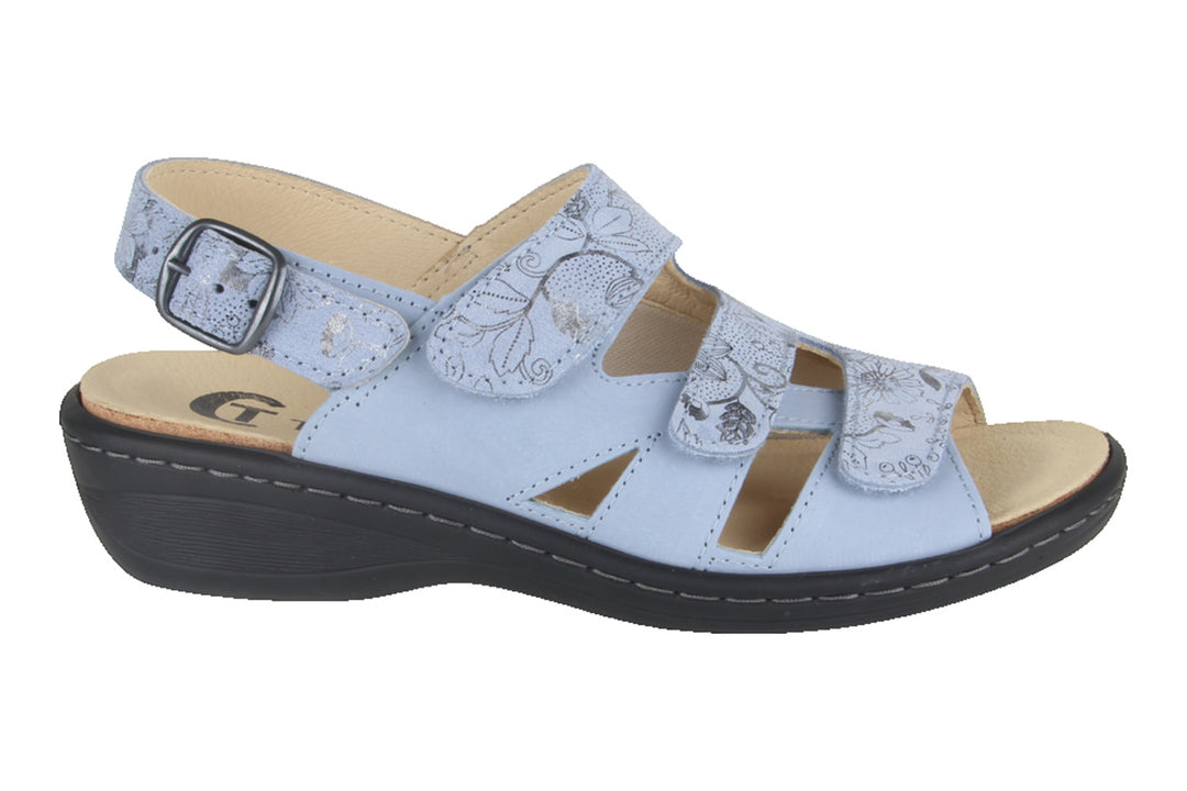 Sandalen Blauw - Sandaal Stretch - Berneice Lavanda - 2860012-812